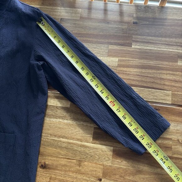 Eileen Fisher Organic Cotton Pucker Lantern Pant & Jacket Size 1X Set Minimalist - Picture 4 of 16